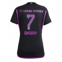 Fotballdrakt Dame Bayern Munich Serge Gnabry #7 Bortedrakt 2023-24 Kortermet